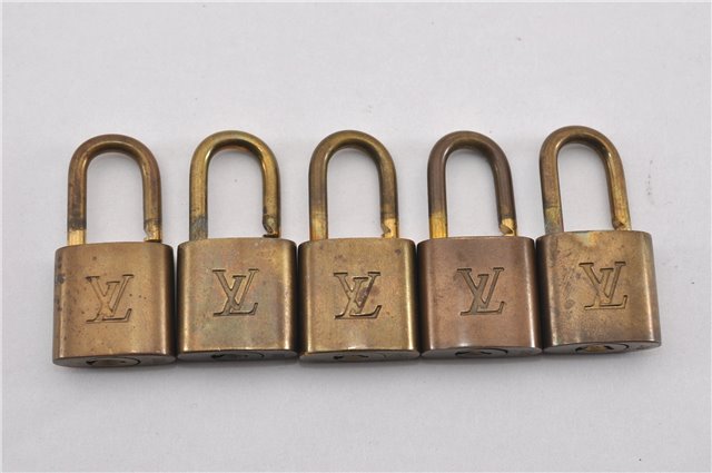 Authentic Louis Vuitton Padlock Gold 10Set LV K4825