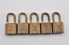 Authentic Louis Vuitton Padlock Gold 10Set LV K4825