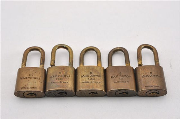 Authentic Louis Vuitton Padlock Gold 10Set LV K4825