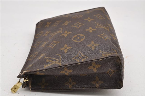 Auth Louis Vuitton Monogram Poche Toilette 19 M47544 Cosmetics Pouch Junk K4835