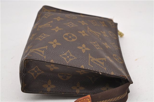 Auth Louis Vuitton Monogram Poche Toilette 19 M47544 Cosmetics Pouch Junk K4835