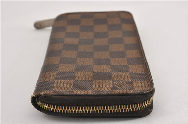 Authentic Louis Vuitton Damier Zippy Long Wallet Purse N60015 LV K4837