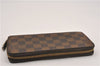 Authentic Louis Vuitton Damier Zippy Long Wallet Purse N60015 LV K4837