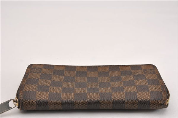 Authentic Louis Vuitton Damier Zippy Long Wallet Purse N60015 LV K4837