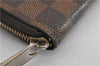 Authentic Louis Vuitton Damier Zippy Long Wallet Purse N60015 LV K4837