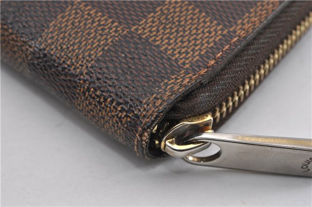 Authentic Louis Vuitton Damier Zippy Long Wallet Purse N60015 LV K4837