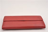 Auth Louis Vuitton Epi Pochette Porte Monnaie Credit Wallet Red M63577 LV K4838