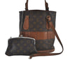 Auth Louis Vuitton Monogram Bucket PM Shoulder Tote Bag USA Model LV Junk K4845