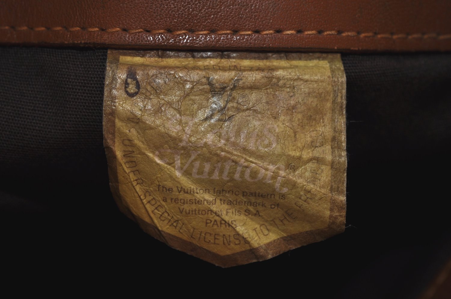 Auth Louis Vuitton Monogram Bucket PM Shoulder Tote Bag USA Model LV Junk K4845