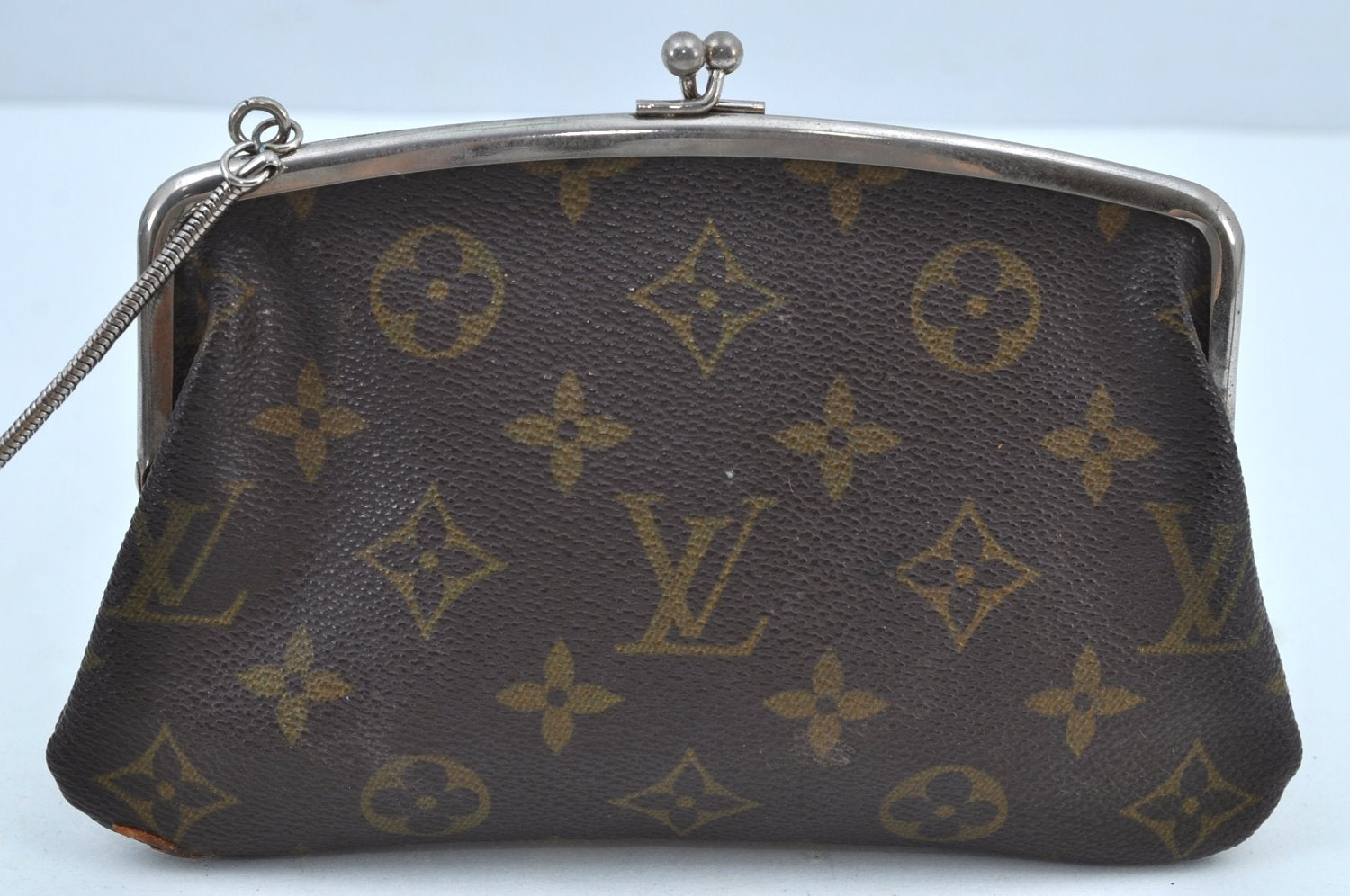 Auth Louis Vuitton Monogram Bucket PM Shoulder Tote Bag USA Model LV Junk K4845