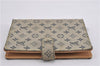 Auth Louis Vuitton Monogram Mini Agenda PM Notebook Cover R20905 Blue LV K4851