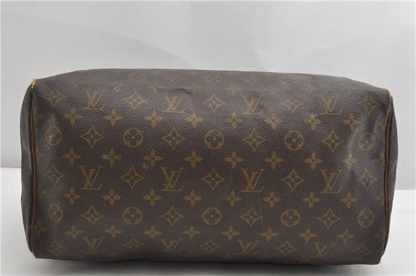 Authentic Louis Vuitton Monogram Speedy 35 Hand Boston Bag Old Model LV K4854