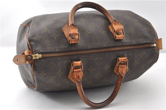 Authentic Louis Vuitton Monogram Speedy 30 Hand Boston Bag Old Model Junk K4860