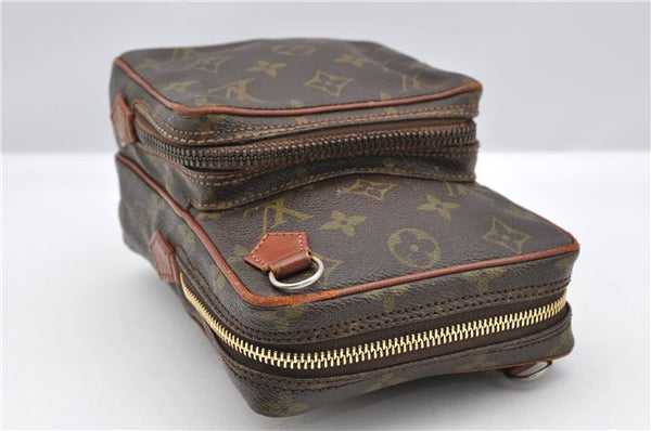 Authentic Louis Vuitton Monogram Amazone Shoulder Cross Bag Old Model Junk K4863
