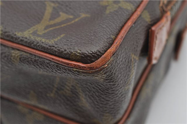 Authentic Louis Vuitton Monogram Amazone Shoulder Cross Bag Old Model Junk K4863