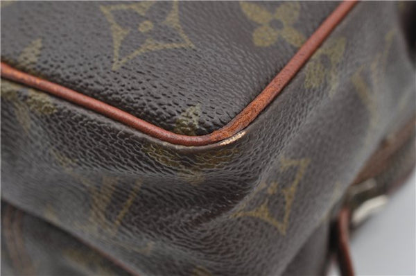 Authentic Louis Vuitton Monogram Amazone Shoulder Cross Bag Old Model Junk K4863