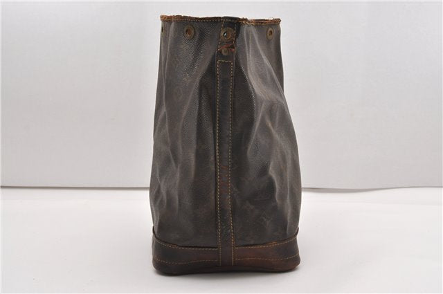 Authentic Louis Vuitton Monogram Noe Shoulder Drawstring Bag M42224 Junk K4864