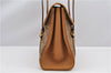 Authentic GUCCI Micro GG Shoulder Hand Bag Purse PVC Leather Brown Junk K4866