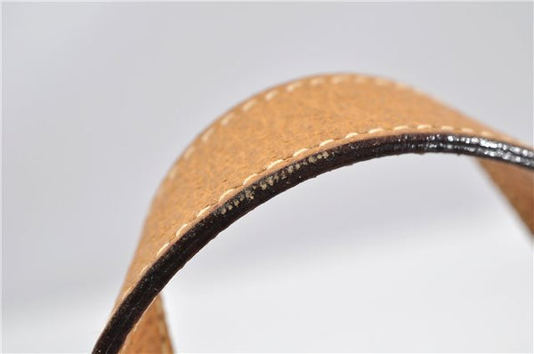 Authentic GUCCI Micro GG Shoulder Hand Bag Purse PVC Leather Brown Junk K4866