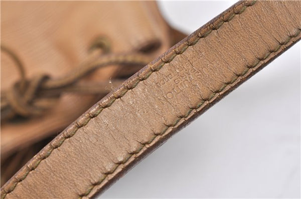 Authentic Louis Vuitton Epi Noe Shoulder Drawstring Bag Beige M44006 LV K4867