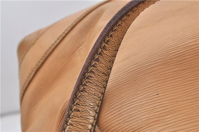 Authentic Louis Vuitton Epi Noe Shoulder Drawstring Bag Beige M44006 LV K4867