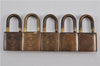 Authentic Louis Vuitton Padlock 10Set Old Model LV K4877