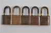 Authentic Louis Vuitton Padlock 10Set Old Model LV K4877