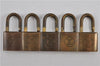 Authentic Louis Vuitton Padlock 10Set Old Model LV K4877