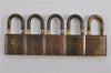 Authentic Louis Vuitton Padlock 10Set Old Model LV K4878