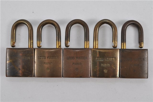 Authentic Louis Vuitton Padlock 10Set Old Model LV K4878