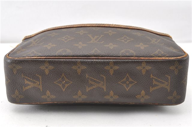 Authentic Louis Vuitton Monogram Compiegne 23 Clutch Hand Bag M51847 Junk K4885