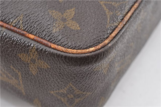 Authentic Louis Vuitton Monogram Compiegne 23 Clutch Hand Bag M51847 Junk K4885