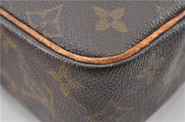 Authentic Louis Vuitton Monogram Compiegne 23 Clutch Hand Bag M51847 Junk K4885