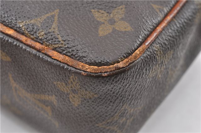 Authentic Louis Vuitton Monogram Compiegne 23 Clutch Hand Bag M51847 Junk K4885