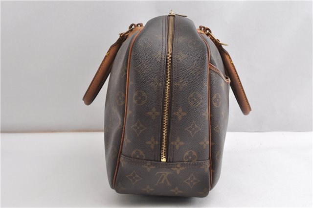 Authentic Louis Vuitton Monogram Deauville Hand Bag M47270 LV K4886