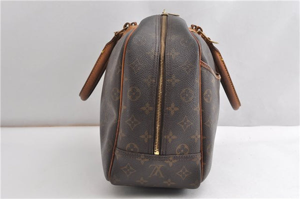 Authentic Louis Vuitton Monogram Deauville Hand Bag M47270 LV K4886