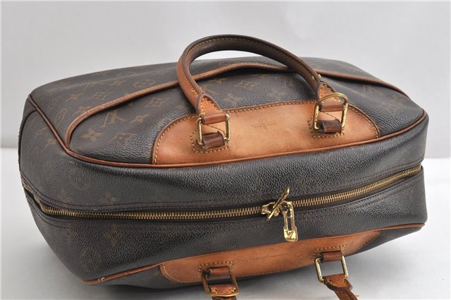 Authentic Louis Vuitton Monogram Deauville Hand Bag M47270 LV K4886