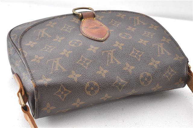 Authentic Louis Vuitton Monogram Saint Cloud GM M51242 Shoulder Cross Bag K4893