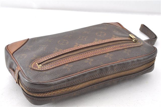 Authentic Louis Vuitton Monogram Marly Dragonne GM M51825 Clutch Hand Bag K4894