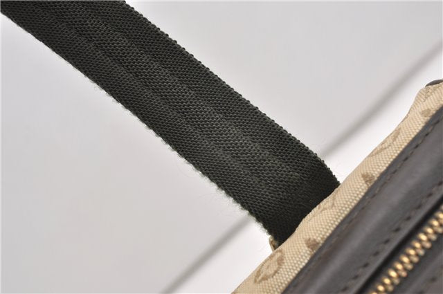 Auth Louis Vuitton Monogram Mini Josephine PM Hand Bag M92215 Khaki Beige K4896