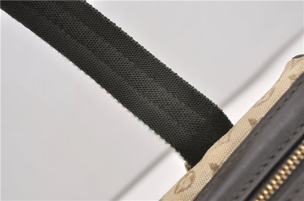 Auth Louis Vuitton Monogram Mini Josephine PM Hand Bag M92215 Khaki Beige K4896