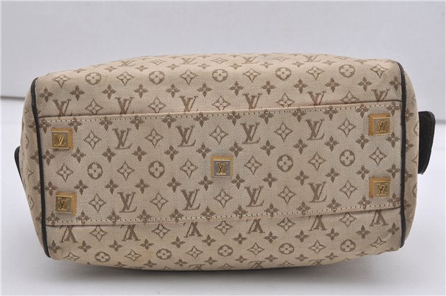 Auth Louis Vuitton Monogram Mini Josephine PM Hand Bag M92215 Khaki Beige K4896
