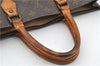 Authentic Louis Vuitton Monogram Sac Plat Hand Tote Bag Old Model LV K4898