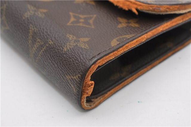 Authentic Louis Vuitton Monogram Pochette Florentine Waist Bag M51855 Junk K4899