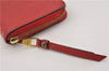 Authentic Louis Vuitton Monogram Empreinte Zippy Coin Purse Red M63696 LV K4900