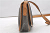 Authentic FENDI Zucchino Shoulder Cross Body Bag PVC Leather Brown Junk K4904