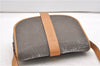 Authentic FENDI Zucchino Shoulder Cross Body Bag PVC Leather Brown Junk K4904