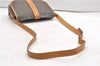 Authentic FENDI Zucchino Shoulder Cross Body Bag PVC Leather Brown Junk K4904