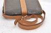 Authentic FENDI Zucchino Shoulder Cross Body Bag PVC Leather Brown Junk K4904