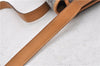 Authentic FENDI Zucchino Shoulder Cross Body Bag PVC Leather Brown Junk K4904